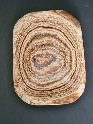 Natural Aragonite Stone Charging Plate  Polished Crystal, Display Slab, Unique Home Decor