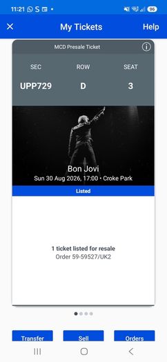 Bon Jovi Tickets