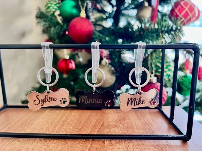Engraved dog tag