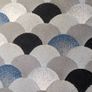 Rug Blue, Grey and Black 120 x 165 Image 2
