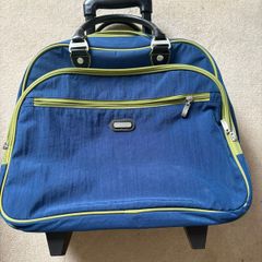 Stylish Rolling Tote Bag with Telescopic Handle & Wheeling