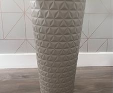 Round Tall Plant Pot Elegant Large Flower Indoor Outdoor Planter H 58cm x D 30cm
