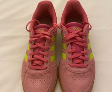 Adidas Womens Pink / Green Breaknet Sleek Trainers
