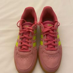 Adidas Womens Pink / Green Breaknet Sleek Trainers