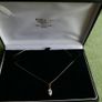Vintage 9ct Gold 375 Gold Pendant and Chain 3,4g L-9,8" Image 3