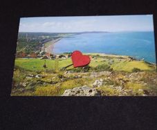 Ireland Postcard : View From The Top of Bray Head , Co. Wicklow - 1970s/80s