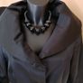 Women's Jacket Black Satin NWT SIZE 16 Image 3