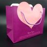 Purple/Pink Heart Shaped Retail/Gift/Party Bags - Small/Large Image 2