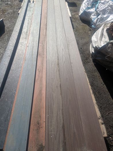 31 Composite Decking Boards Mixed Colours Job Lot