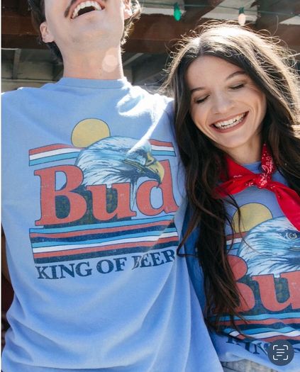 Junk Food Budweiser Tee BNWT
