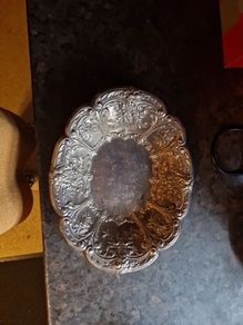 bon bon dish silver-plated