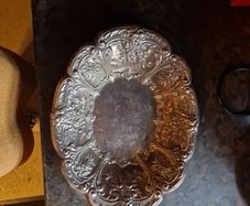 bon bon dish silver-plated