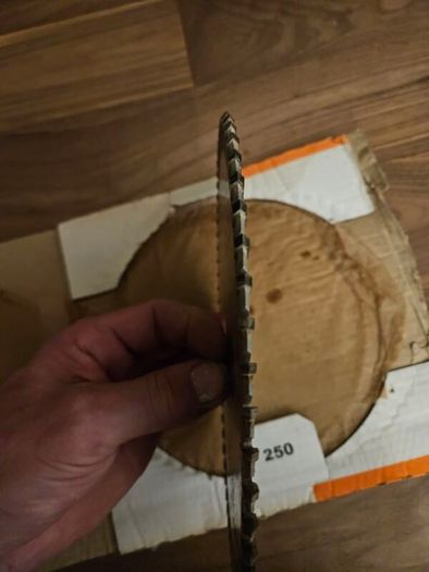V groove saw blade