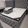 New Double & King Size Bed Frame With Mattress Opt Image 7