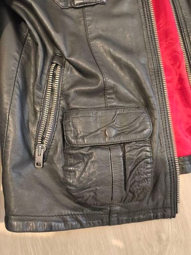 Superdry leather jacket size XL