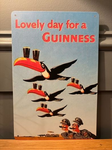 Guinness Tin Metal Sign
