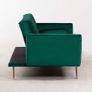 Emerald Green Velvet Sofa Bed Image 3