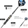 NEW SALE | Professional Steel tip Darts 24g Extra Flights+Sharpener+Tool+Aluminum Shafts with Rubber Image 2