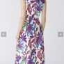 German brand Oui Dress - Purple Green - DE 38 UK 12 - BNWT RRP 200 Image 4
