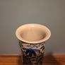 Chinese Porcelain cylinder vase Kangxi Mark 19th Century Brush Pot Image 5