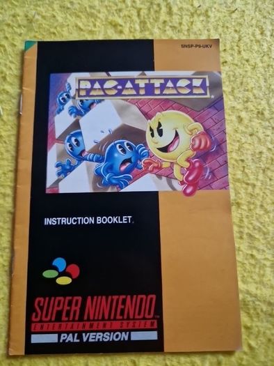 Pac Attack Snes Super Nintendo Arcade Retro Games Original