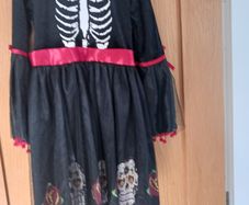 Girls skeleton dress