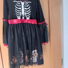 Girls skeleton dress
