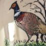 Vintage Pheasants Mead Flask Decanter Jug  P F Alexander Signed  | Retro Flagon Game Birds Barware | Man Cave Drinks Trolley English Stoneware Image 10