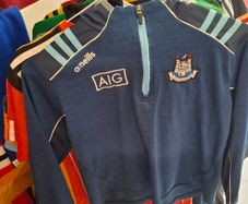 Dublin GAA O'Neills Gaelic Football Half Zip Jersey (Youths 9-10 Years) FREE POST