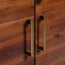 Sideboard Solid Acacia Wood 90x33.5x83 cm Image 9
