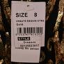 Black / Gold Ornate Sequin Strap Dress BRAND NEW!!! Image 5