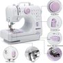 Sewing Machine for beginners with Instructional DVD, 5 Languages Manual, 53 PCS Accessories, 12 Build-in Stitches, 2 Speeds Double Thread (FREE POSTAGE) Image 2