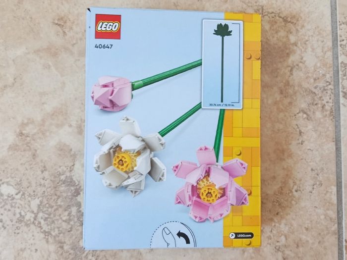 LEGO 2023 Lotus Flowers - Botanicals - Pink/White Flowers 220 pcs 1:1 40647 New