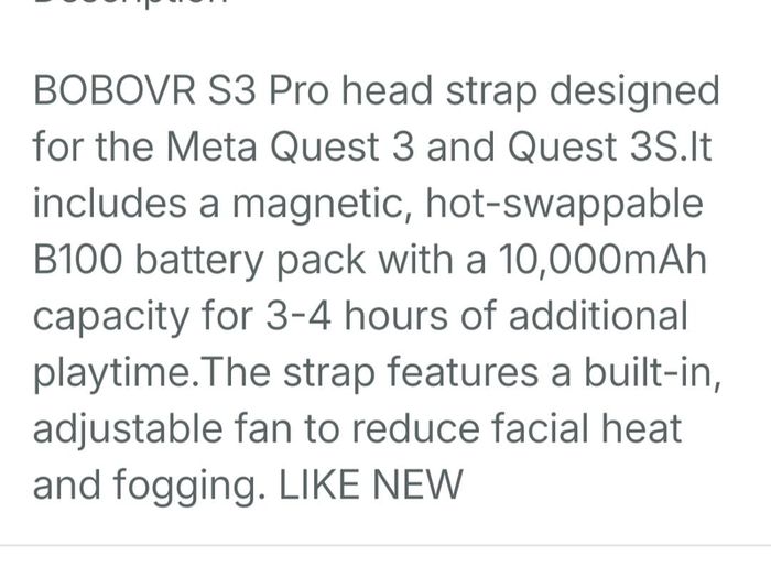 Vr headstrap pro