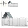 Chicken Run Chicken Coop 6-8 chickens Image 2
