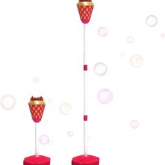 Bubble Sticks for Children, Adjustable Height Foam Generator Torch, with Music and Bubble Wand for Children by Hand or on the Floor, for Swimming Pool, Beach, Lawn, Wedding, Party