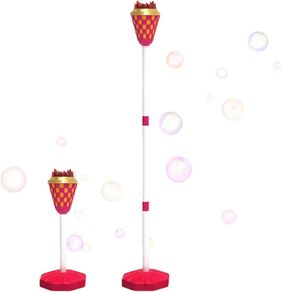 Bubble Sticks for Children, Adjustable Height Foam Generator Torch, with Music and Bubble Wand for Children by Hand or on the Floor, for Swimming Pool, Beach, Lawn, Wedding, Party
