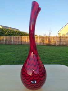 Murano art glass vase
