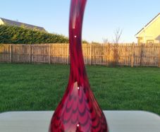 Murano art glass vase