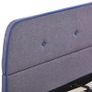 Bed Frame Light Grey Fabric 135x190 cm Image 5