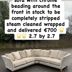beige corner sofa