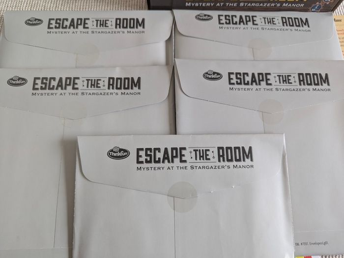 ThinkFun Escape the Room: Stargazer's Manor - 5 Sealed Puzzles - Complete Game