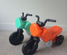 Ride on toy motorbikes x2