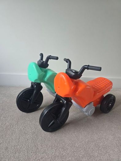 Ride on toy motorbikes x2