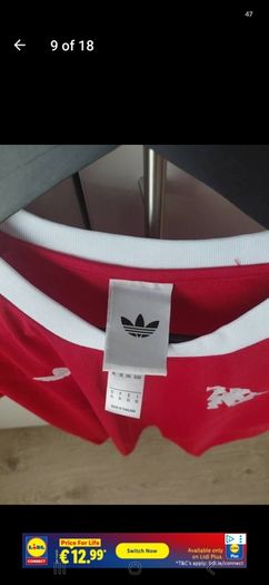 Manchester United retro addidas originals T-shirt