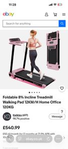 Treadmill pink