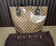 Gucci GG crystal monogram toted bag