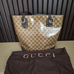 Gucci GG crystal monogram toted bag