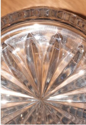 Waterford Crystal Ice Bucket with Silver Tongs
