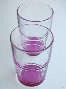 Set of 2 Coloured Glasses